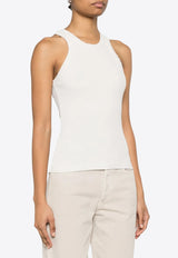 Agolde Rayne Ribbed Knit Tank Top  Gray A73561260_PDER