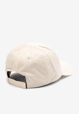 Autry Logo Embroidered Baseball Cap Beige ACPUC9_BS