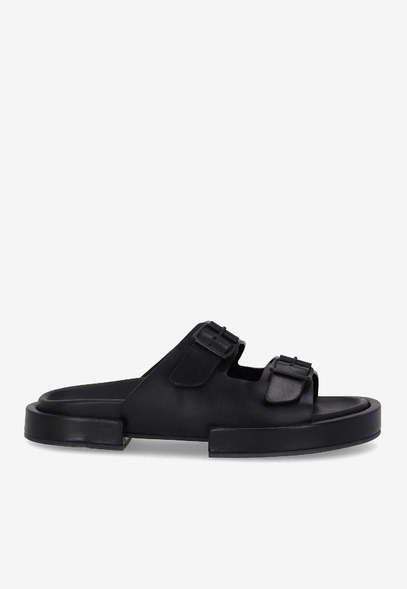 Ann Demeulemeester Henri Flat Sandals Black 2301WF71LT041_099