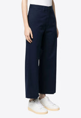 Ralph Lauren Cropped Wide-Leg Pants Navy 211873988004_410