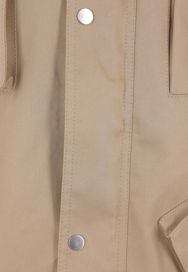 Niccolò Pasqualetti Carico Field Jacket Beige NP07J001COTW_BEIGE