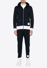 Thom Browne 4-bar Stripes Mid-Rise Track Pants Navy MJQ213A03037_415