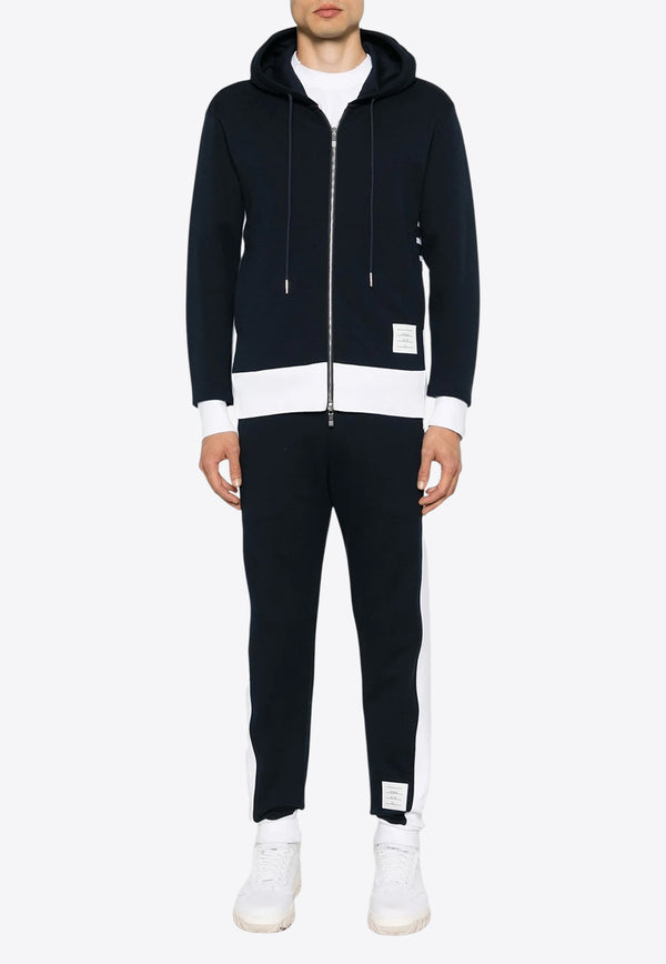 Thom Browne 4-bar Stripes Mid-Rise Track Pants Navy MJQ213A03037_415