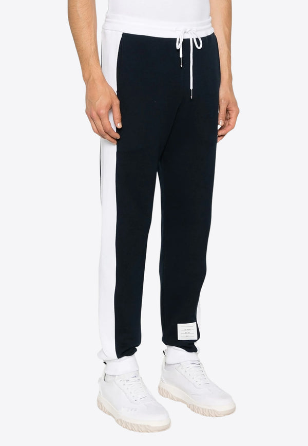Thom Browne 4-bar Stripes Mid-Rise Track Pants Navy MJQ213A03037_415
