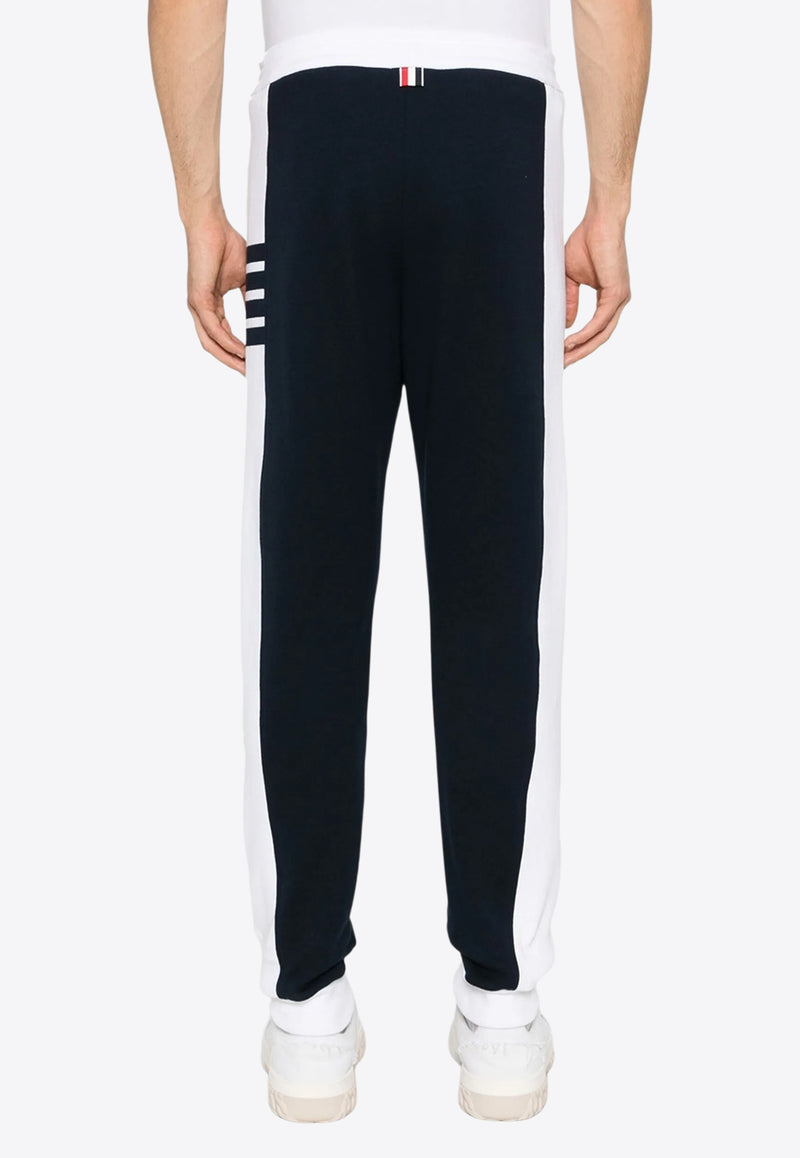Thom Browne 4-bar Stripes Mid-Rise Track Pants Navy MJQ213A03037_415