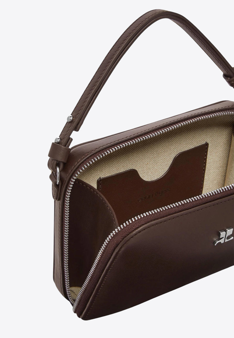 Courrèges Cloud Calf Leather Handbag Brown 424GSA146CR0065_1983