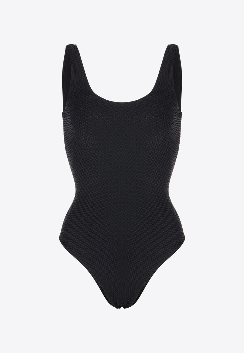 Anine Bing Jace One-Piece Swimsuit  Black A110107_007