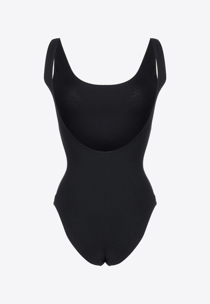 Anine Bing Jace One-Piece Swimsuit  Black A110107_007
