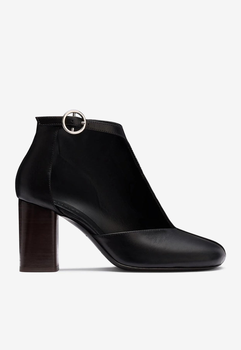 Lemaire 80 Cut-Out Ankle Boots Black FO0171LL0078_BK999