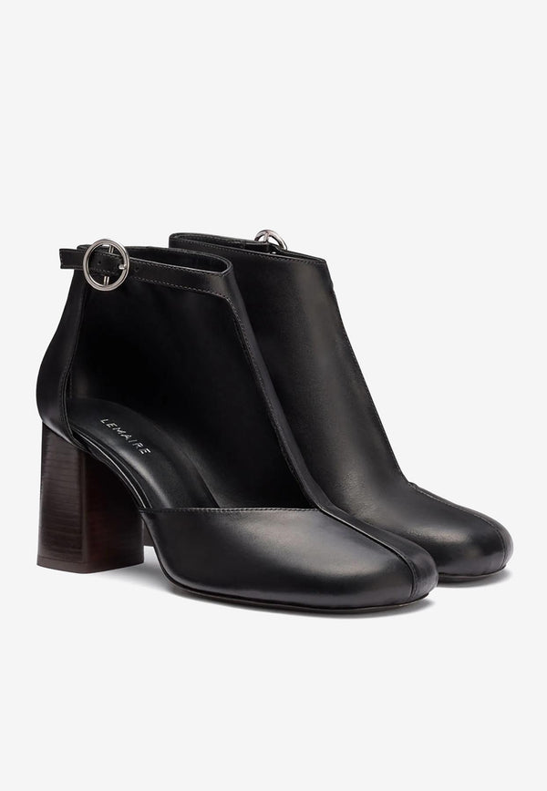 Lemaire 80 Cut-Out Ankle Boots Black FO0171LL0078_BK999
