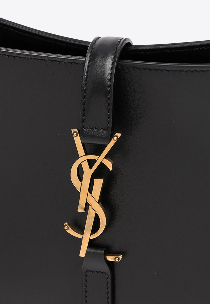 Saint Laurent Le 5 À 7 Leather Shoulder Bag Black 6572282R20W_1000