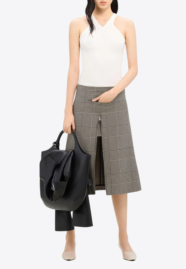 Courrèges V-neck Logo Tank Top White 324JDE079JS0121_0001