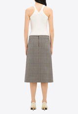 Courrèges V-neck Logo Tank Top White 324JDE079JS0121_0001