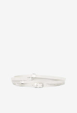 Ann Demeulemeester Kepa Leather Triple Belt White B0012593LT128_002