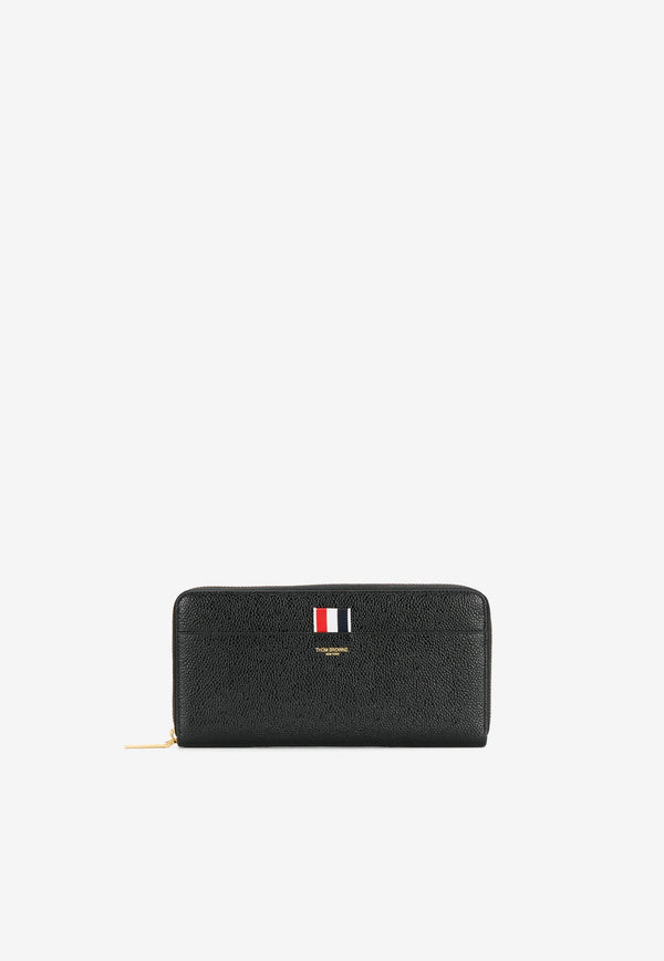 Thom Browne Signature Loop Zip-Around Wallet Black FAW012A00198_001