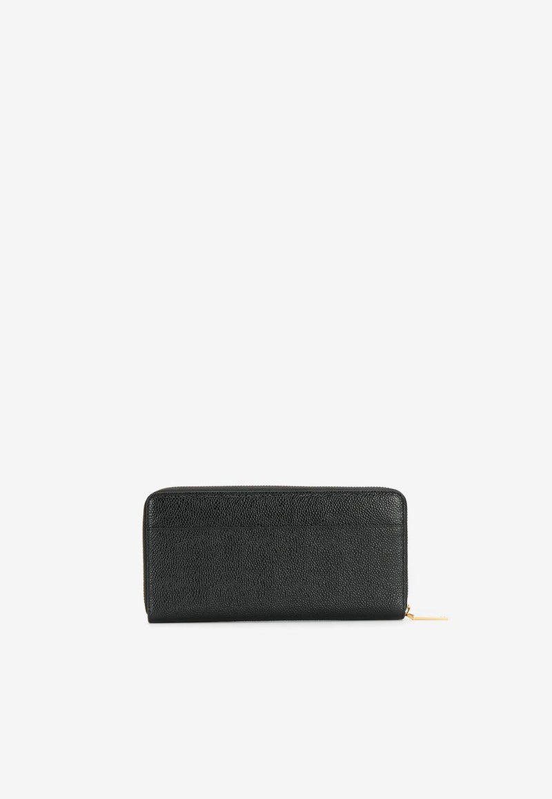 Thom Browne Signature Loop Zip-Around Wallet Black FAW012A00198_001