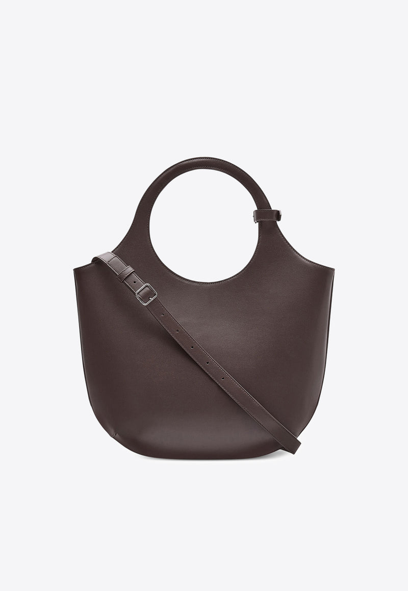 Courrèges Medium Holy Calf Leather Tote Bag  Brown 324GSA116CR0065_1146