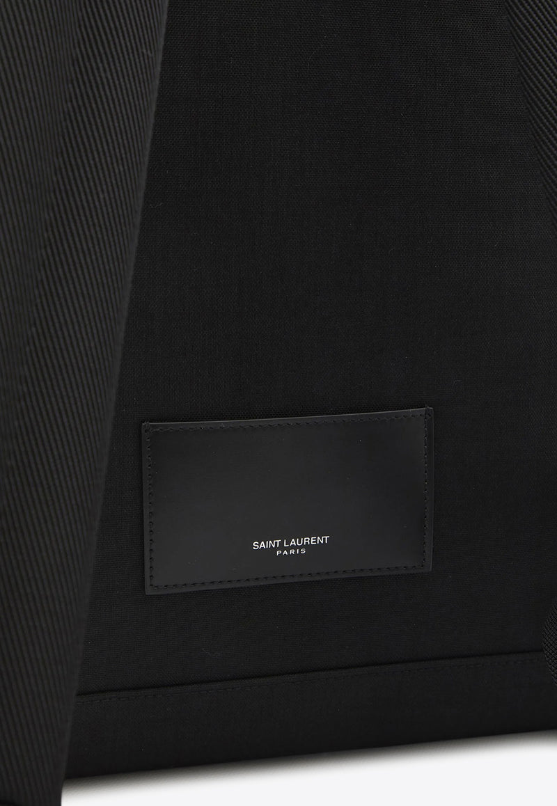 Saint Laurent City Leather Backpack Black 534967AAEJZ_1000