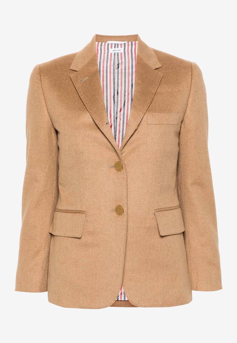 Thom Browne Single-Breasted Camel-Hair Blazer Camel FBC637AF0811_275