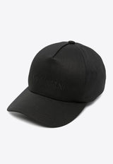 Saint Laurent Logo Embroidered Baseball Cap Black 7780633YP19_1000