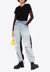 Moncler Logo Patch Crewneck T-shirt Black K10938C73200V8058_999