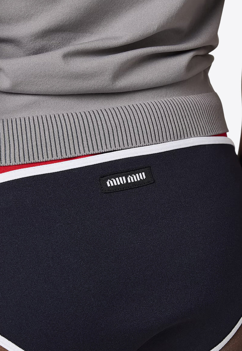 Miu Miu Logo Patch Bikini Bottom Navy MMP271SOOO14SJ_F022X