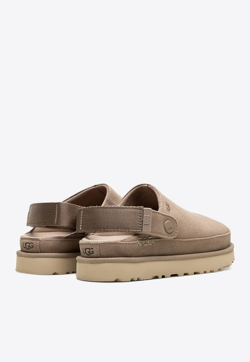 UGG Goldenstar Suede Clogs Sand 1138252_SAN