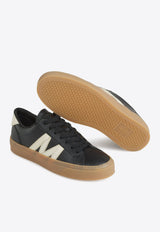 Moncler Monaco2 Low-Top Leather Sneakers Gray K109A4M00180M6071_P90