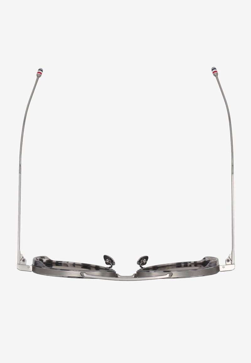 Thom Browne Aviator Metal Sunglasses  Gray UES929AG0003_035