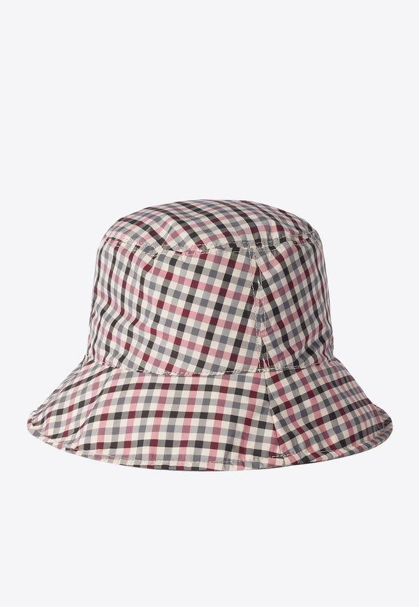 Miu Miu Gingham Check Bucket Hat with Pouch Multicolor 5RM0482CVG_F0R03