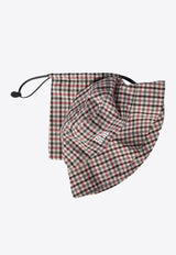 Miu Miu Gingham Check Bucket Hat with Pouch Multicolor 5RM0482CVG_F0R03