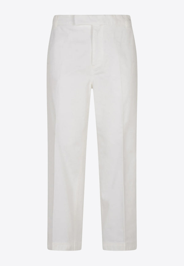 Thom Browne Tailored Straight-Leg Pants White MTU335WF0576_100