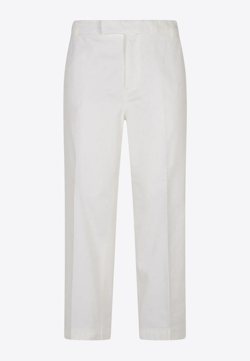 Thom Browne Tailored Straight-Leg Pants White MTU335WF0576_100