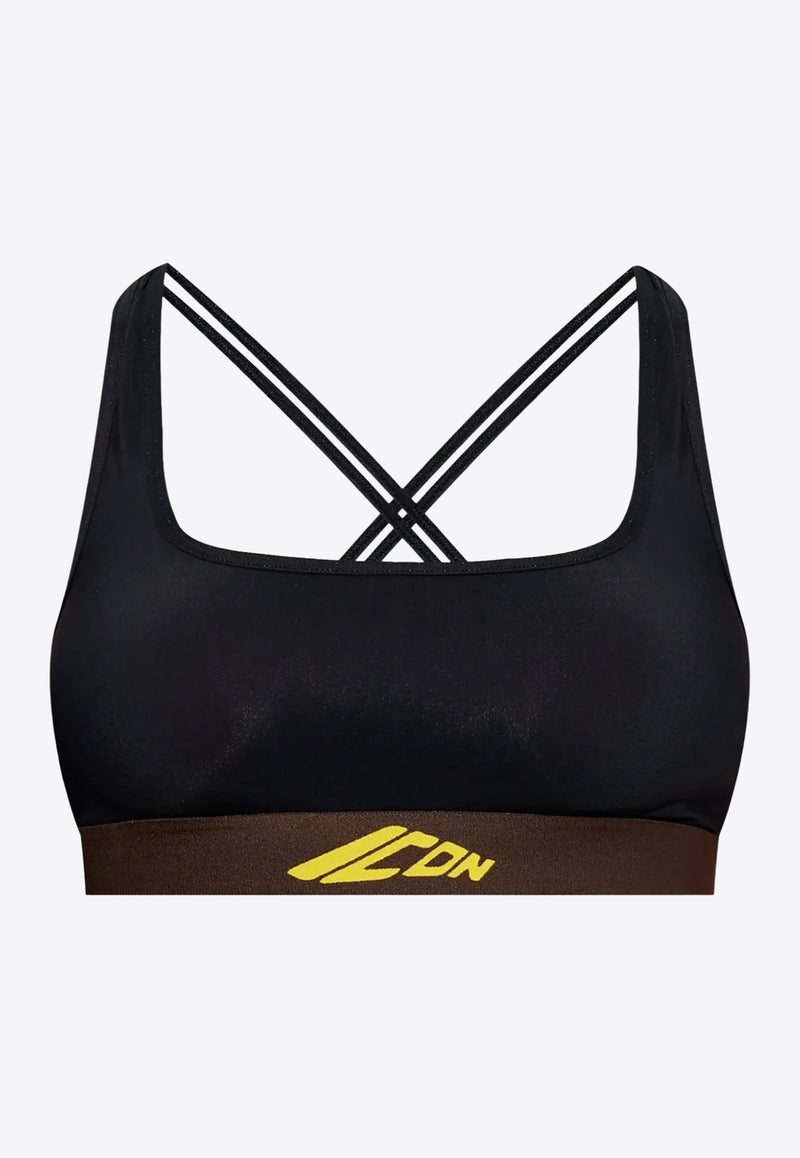 Dsquared2 Icon New Generation Sports Bra Black D8RGD5870_001