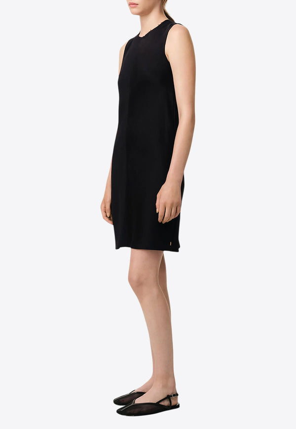 AMI PARIS Sleeveless Midi Dress  Black FDR066AC0014_001
