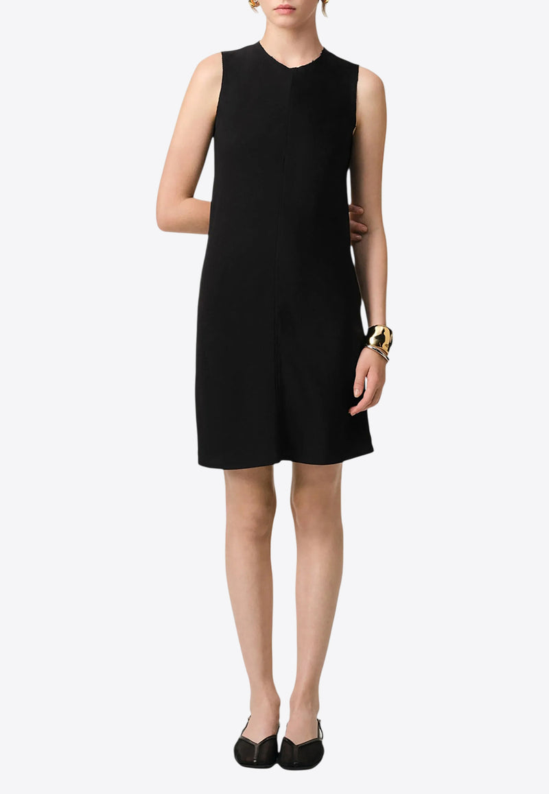 AMI PARIS Sleeveless Midi Dress  Black FDR066AC0014_001