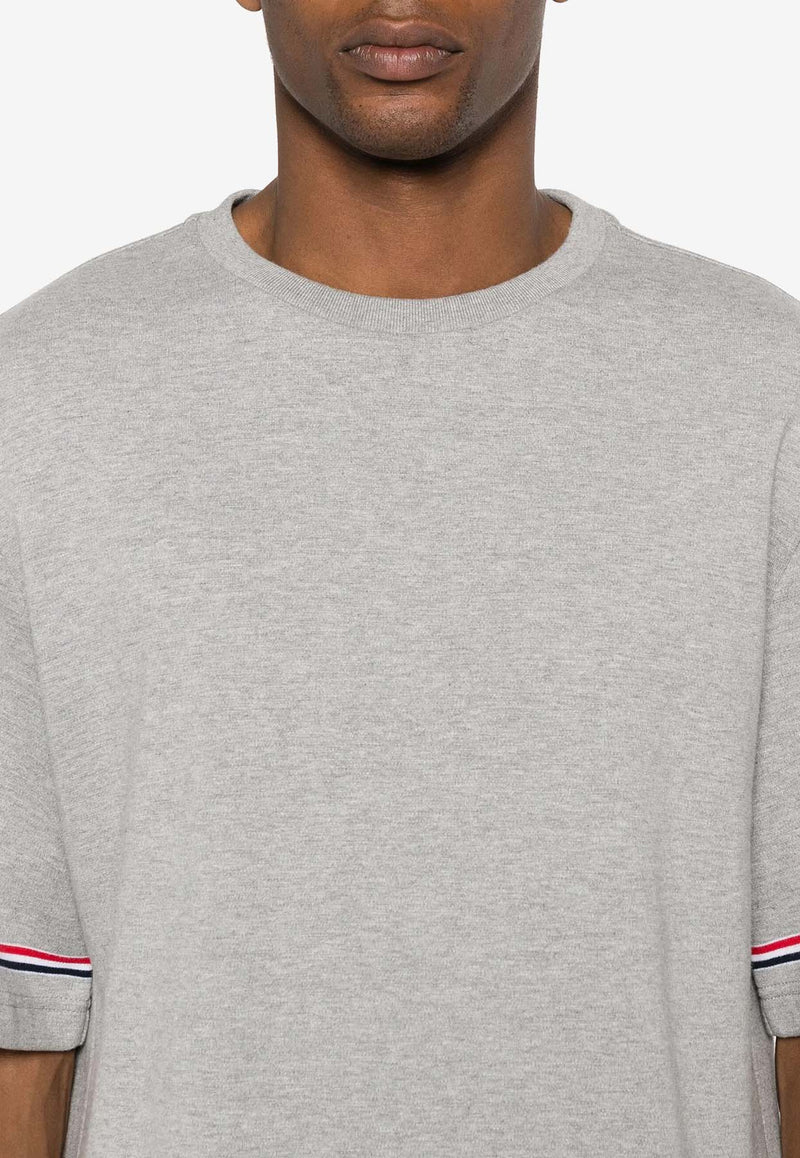 Thom Browne Signature Loop T-shirt Gray MJS282AJ0199_055
