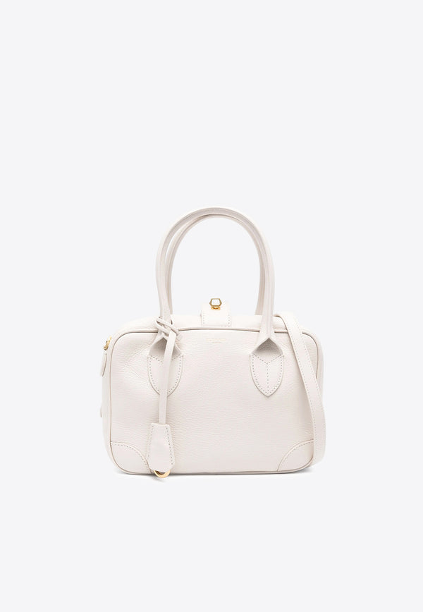 Golden Goose DB Vita Leather Top Handle Bag Cream GWA00470A000602_11732