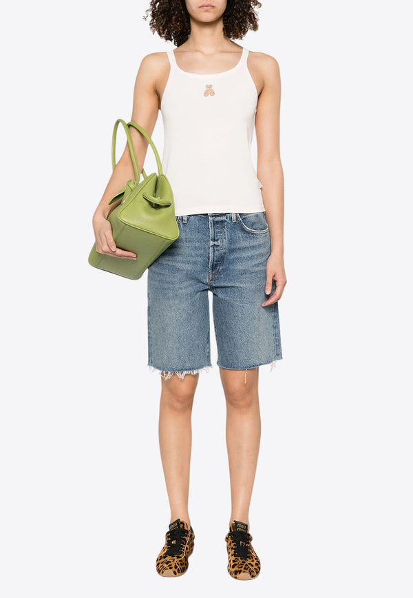 Palm Angels Mini Bear Tank Top Powder PWAD076S25JER001_3C60