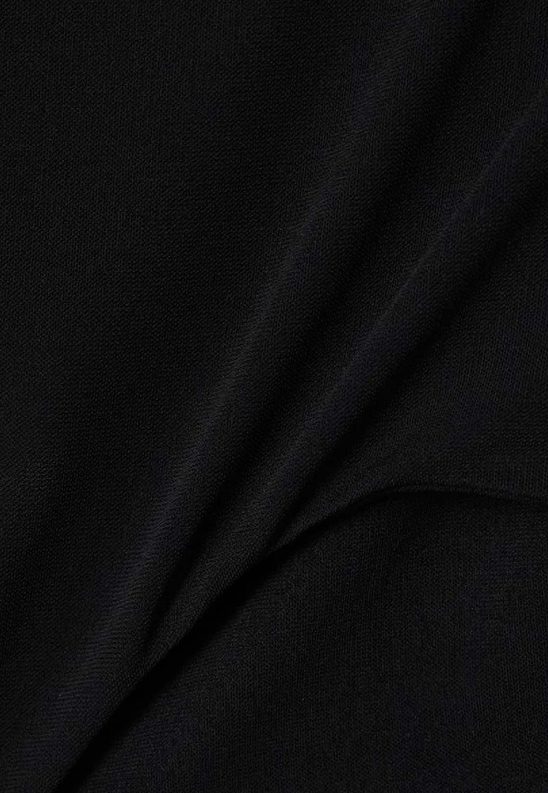 Ann Demeulemeester Xana Crepe Mini Shorts with Straps Black B0011979FA433_099