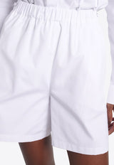 Max Mara Antiope High-Rise Mini Shorts White 2511141022600ANTIOPE_001