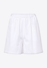 Max Mara Antiope High-Rise Mini Shorts White 2511141022600ANTIOPE_001