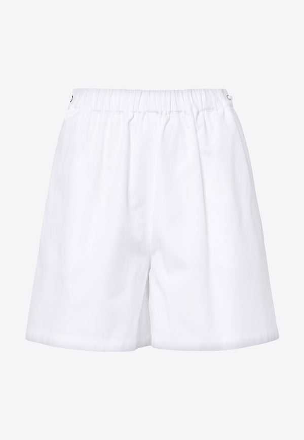 Max Mara Antiope High-Rise Mini Shorts White 2511141022600ANTIOPE_001