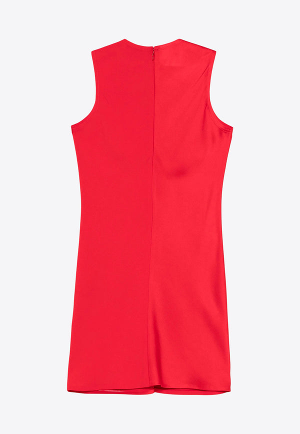 AMI PARIS Sleeveless Midi Dress  Red FDR066AC0014_632