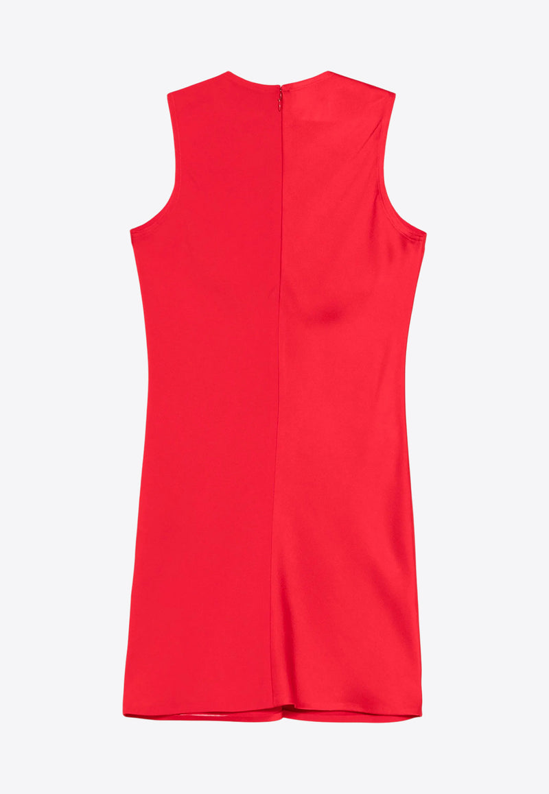 AMI PARIS Sleeveless Midi Dress  Red FDR066AC0014_632