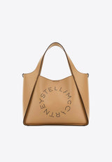 Stella McCartney Logo Perforated Tote Bag  Beige 513860W8542_2502