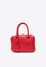 Golden Goose DB Vita Leather Top Handle Bag Red GWA00470A000602_40517