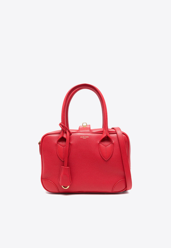 Golden Goose DB Vita Leather Top Handle Bag Red GWA00470A000602_40517