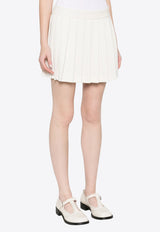 Golden Goose DB Marcie Pleated Mini Skirt Off-white GWP02093P001801_20103