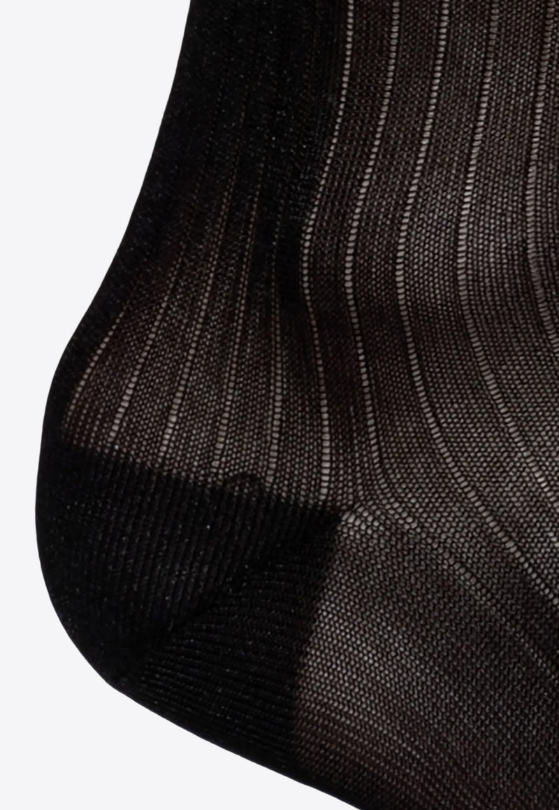 Dsquared2 Heart Appliqué Socks Black DFV023240_001